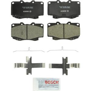 BOSCH BC799 QuietCast Premium Ceramic Disc Brake Pad Set - Compatible with Select Toyota Tacoma; FRONT