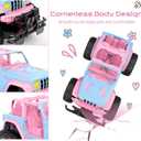 NQD Remote Control Car for Kids 1:16 Scale 80 Min Play 2.4Ghz Off Road RC Trucks with Stickers Toy Car Gift for Girls 3 4 5 6 Year Old