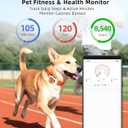 Smart Dog GPS Tracker,Live Pet Tracker with Virtual Fence Dog Collar with App,Smart Alerts,Collar-Compatible,4G Built-in SIM,iOS & Android