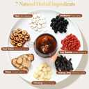 Ginseng Five Treasure Tea, 10g X 30 Bags, Made with 7 Precious Ingredients Formula, Natural Chinese Herbal Teas for Men Women (EXP 09/02/27)