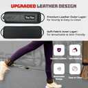 2 x Glitter Ankle Straps for Cable Machine, Women's Glute Kickback Attachments, Gym Cable Straps for Booty Workout, Leg Extension & Hip Abductors