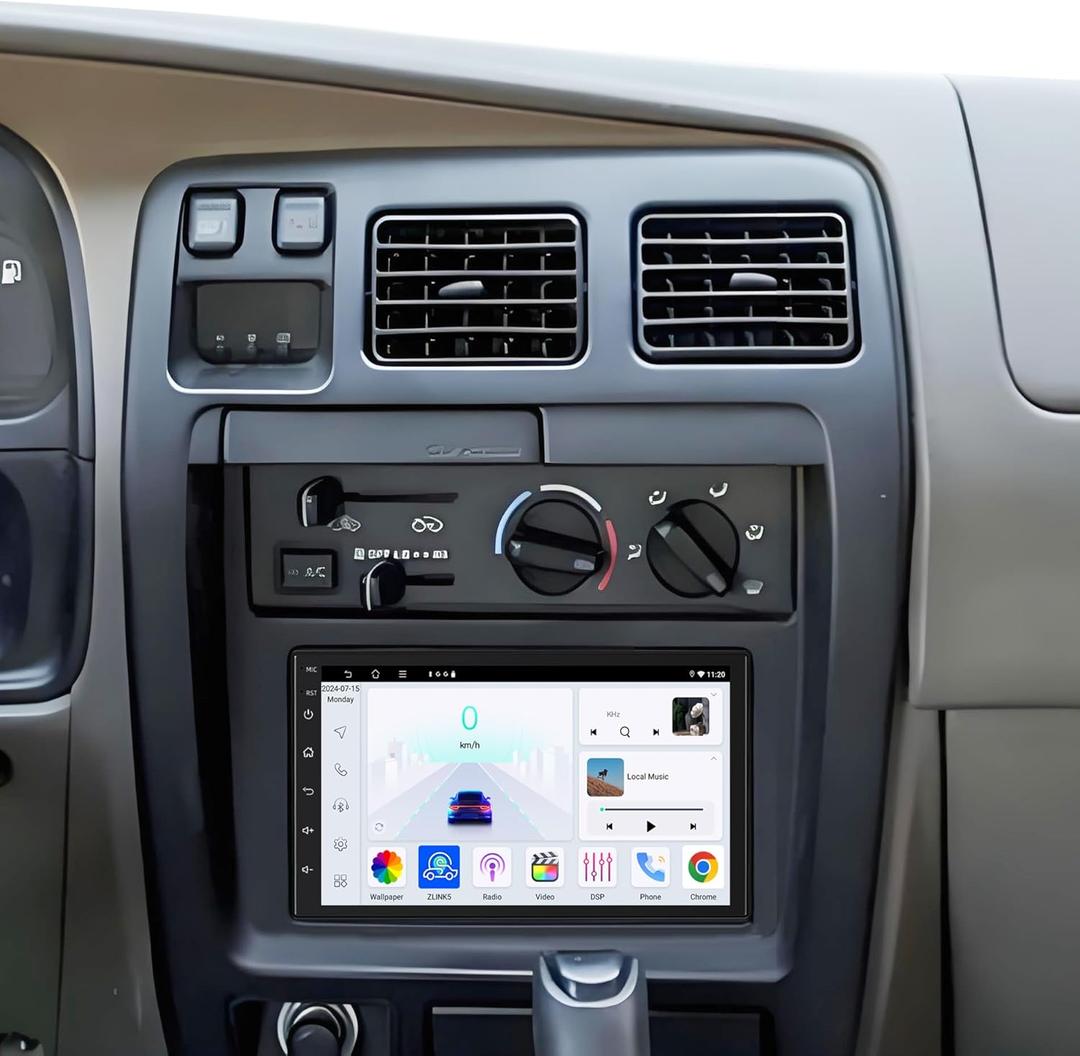 4+64G Car Radio for Toyota 4Runner 1996-2002, Andriod 15 7'' Touchscreen Stereo with Carplay & Android Auto, GPS Navigation, Bluetooth 5.4, WiFi, FM Radio and 1080P Backup Camera