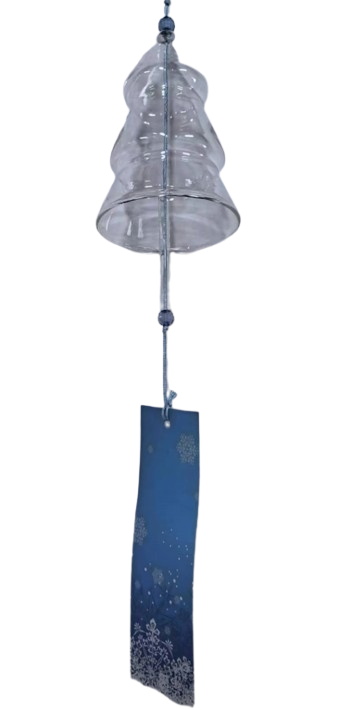 Handcrafted Elegant Glass Wind Chime with Melodic Tones Outdoor Indoor Hanging Decor for Home Garden Patio Porch