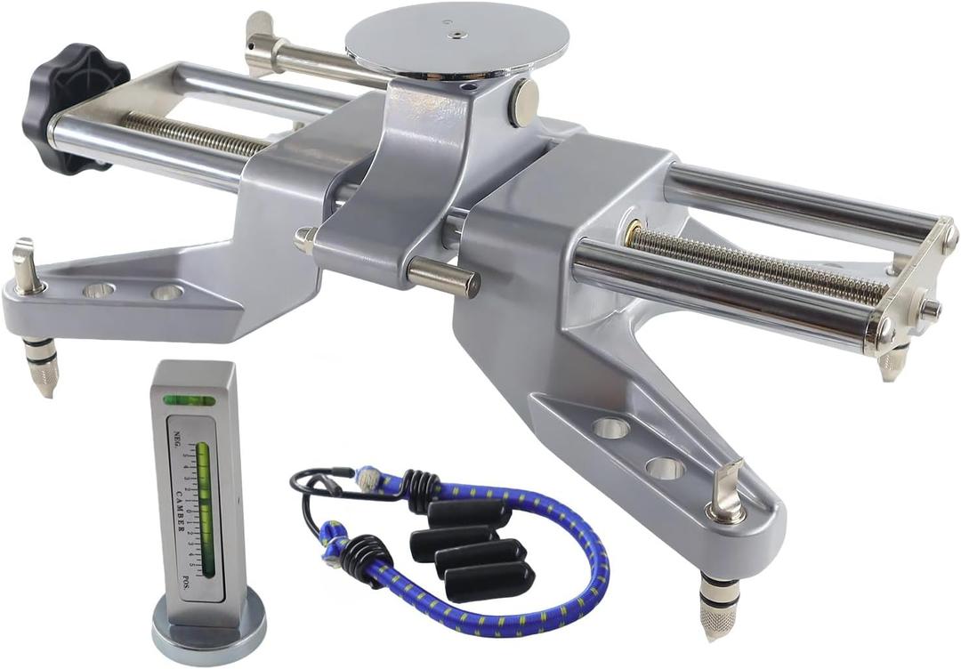 Wheel Clamp & Magnetic Adapter Fits 11-25 Inch Rims, Wheel Alignment Tool Kit for Precisely Measure and Adjust The Camber and Caster Angles