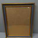 12x16 Picture Frame, HD Real Glass Ornate Vintage 12x16 Photo Frame, 12 by 16 Poster Frame with Gold Blue Texture Border Horizontal & Vertical Display for Tabletop or Wall Decor (1 Pack)