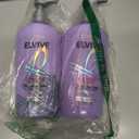 L'Oreal Paris Elvive Hyaluron Plump Shampoo and Conditioner Set for Dehydrated, Dry Hair with Hyaluronic Acid Care Complex, 1 Kit (2 Products)