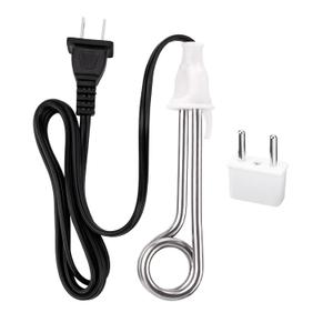 Travel Camping Accessories Tea Immersion Heater - Portable Immersion Water Heater 300W Dual Voltage 120/240V White