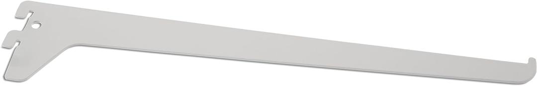 Rubbermaid Single Track System Bracket 12" White Upright Bracket Shelving and Organization Compatible with Rubbermaid Track System