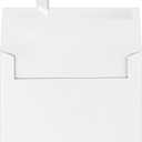 LUXPaper A7 Invitation Envelopes | Peel & Press | 5 1/4" x 7 1/4" | Bright White | 32lb. Paper Weight (80lb. Text) | 50 Qty