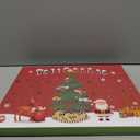 XmasExp Christmas Tree Collar, 33.5 inch Sequin Tree Skirt Stand Base Cover for Home Decor, Large Size 6 Piece, Champagne Gold