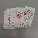 24-Pack Slang 67 Valentine Cards for Kids, Class Valentines Day Gifts for Kids, Trendy Stickman Designs for Classroom & School, Gen Alpha Gifts for Gen Alpha Kid, Teens, Tweens, Bulk Set Six Seven Cards (Stickman 67)