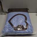 MIULEE Microfiber Bathroom Rugs and Mats Sets 2 Pieces Extra Thick Non Slip Bath Mat and U-Shaped Contour Toilet Rug for Bath Room Floor Restroom, 20"x20"+16"x24", Blue