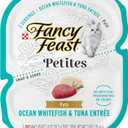 Purina Fancy Feast Gourmet Pate Wet Cat Food, Petites Ocean Whitefish & Tuna Entree - (Pack of 12) 2.8 oz. Tubs (BB May/2026)