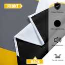 Yellow 100% Blackout Curtains for Bedroom 96 inch Length 2 Panels Set White Grey Modern Abstract Geometric Black Out Curtains Insulated Room Darkening Window Drapes for Living Room, 42Wx96L