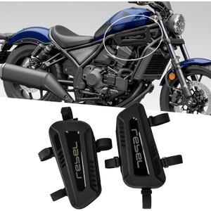 For Rebel 250 300 500 CMX 250 300 500 rebel 1100 Motorcycle saddle bag waterproof triangle bag hard shell frame side hanging storage bag (Rebel)