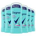 Degree Original Antiperspirant Deodorant Sheer Powder Pack of 6 48-Hour Sweat & Odor Protection Antiperspirant for Women 2.6 oz