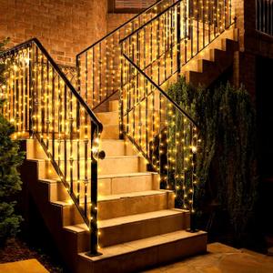 Eueasy   , 300   with 8 Lighting Modes. 153 FT Connectable, for Balconies, Fences, Stairs and Guardrails