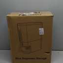 22-25 Lbs Rice Dispenser, Large Cereal Dry Food Storage Containers with Measuring Cup,BPA-Free Household for Kitchen Pantry Organization-Grey