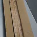 Cordless Bamboo Roman Shade, Light Filtering Blinds 38x64, Carbonized