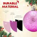 Christmas Ball Hanging decorations2.36 inch, 32 Pieces of shatterproof Christmas Tree Decoration Balls Set, Suitable for Party Floral Christmas Tree Decoration (2.36 inches 32 Balls)