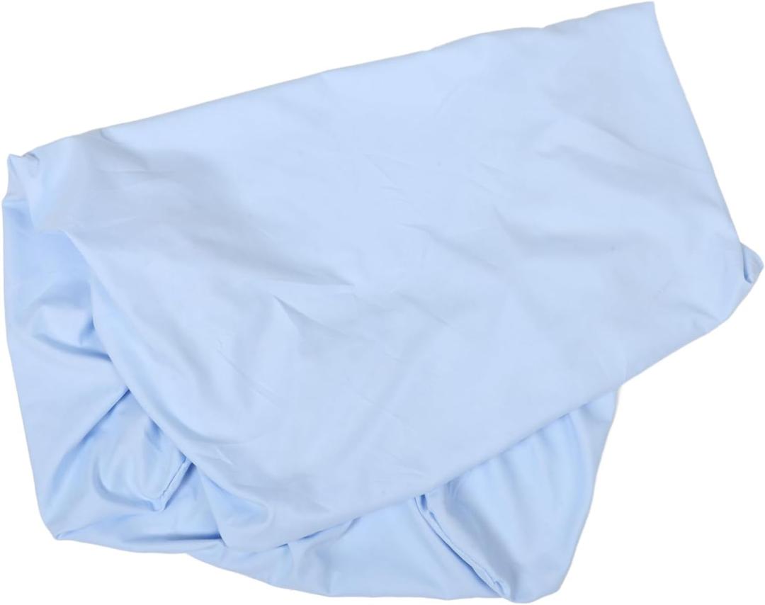 Bed Fitted for Crib Mattress Soft Cover for Boys and Girls Versatile and Easy to Use Fits Crib and Mattresses (Sky-blue)