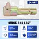 Dokili Upgraded PTO Shaft Extender for Tractor, 1-3/8" 6 Spline Male & Female Alloy Steel Quick-Connect Adapter for Bush Hog Kubota Snow Blower Finish Mower
