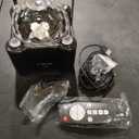 Disco Ball Party Lights Sound Activated Dj Light LED Strobe Light for Indoor (Black)