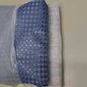 YellyHommy No Hook Shower Curtain with Snap in Liner Set Less Time Waffle Shower Curtain for Bathroom 75" L x 72" W Sky Blue