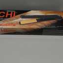 CHI Original Ceramic Flat Iron, Hair Straightener For A Smooth Finish, Floating Plates, Quick Heat Up, Analog On/Off Switch, 1" Styling Tool, Black