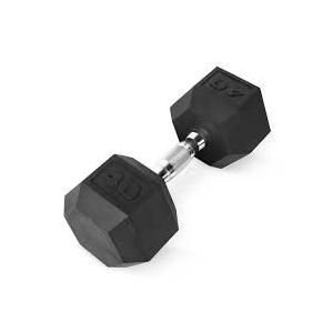 CAP Brand 40LB Standard Rubber Coated Dumbell QTY: 1
