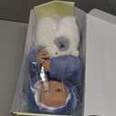 BABESIDE Lifelike Reborn Baby Dolls Boy - Aiden 17 Inch Handmade Realistic Baby Doll Cloth Soft Body Realistic-Newborn Silicone Baby Doll with Toy & Gift Box for Kids 3+