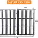 Stainless Steel Flavorizer Bars, Heat Deflector and Cast Iron Grill Grates Replacement Parts for Weber Genesis 300 Series, 7620, 7622, 7524, E310 E320 E330 S310 S320 S330 EP310 EP320 EP330