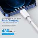 5 x Latest Version Car Carplay Charger Cord for iPhone 16 /16 Pro / 16 Plus / 16 Pro Max Charging Cable [6FT Long] USB A to USB C C Compatible For IiPad / iPhone 15 Pro Plus Max Charger Cord Replacement