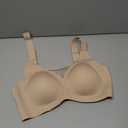 Wireless Seamless Bras for Women No Underwire Bra Full Coverage Comfortable Bras Everyday Bra Nude, Large