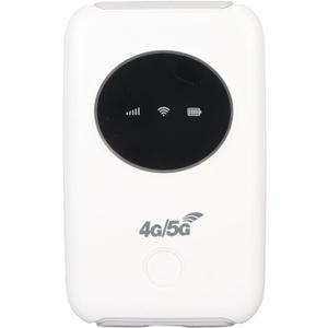 4G LTE Mobile Hotspot, Unlocked 5G Hotspot Device, 300Mbps Mobile Router Built in 3200MAh Battery, Supports 10 Devices, for Party, Travel, Business Trip, Work, Outdoor Live
