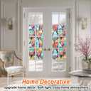 SOMWISE Frosted Glass Window Privacy Film with Tools, Heat Blocking, Anti-UV, Anti-Glare, Static Cling, Decor for Home Bathroom Door, Renter Friendly, Removable, Reusable, Red 17.5Inchx157Inch