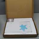 Forbena Wood Toddler Step Stool for Bathroom Sink, White Kids Toilet Step Stool for Potty Training, Small Child Baby Girl Boy 2 Stepping Stool with Handle for Kitchen Counter Nursery Bedroom Closet