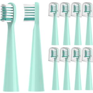 10PCS Toothbrush Replacement Head Compatible with Vekkia Kids Blue Dragon Electric Toothbrush, Soft and Comfortable for Children's Teeth and Gums