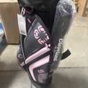 Cleveland Golf Women's Bloom Complete Golf Club Package Set, Black/Pink, Right Hand,  Loft: 14 degrees, Graphite, Putter Lie Angle	70 degrees