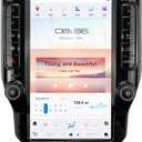 Android 11 Qualcomm Car Radio for Dodge RAM 1500 2500 3500 2019 2020 2021 Truck New Body Style Stereo Upgrade Tesla Style Touch Screen Carplay Android Auto GPS Navigation Unit Audio Player (RAM 4GB + ROM 64GB)