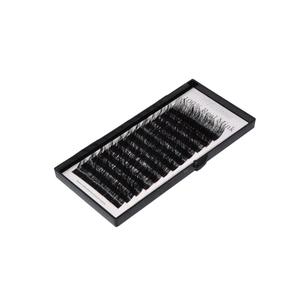 Soft Auto Fan Eyelashes, 12 Rows Black Volume False Lashes for Eyelash Extension with Nanometer PBT Material, Easy to Access and Match, Suitable for Beauty Salon