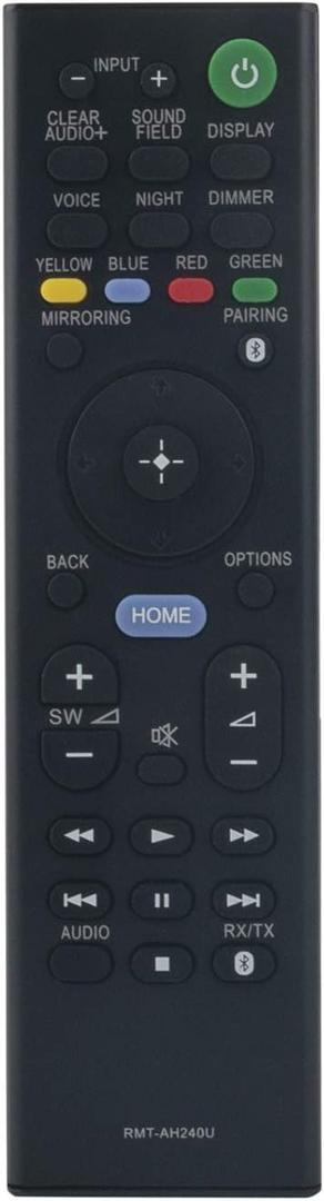 3 x AIDITIYMI RMT-AH240U Replacement Remote Control Compatible with Sony Home Theater System HT-NT5 HT-CT790 HT-XT2 SA-NT5 SA-CT790 HT-CT800 RMT-AH110U