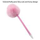 Novelty Pom Pen Solid Pink 15 Pack