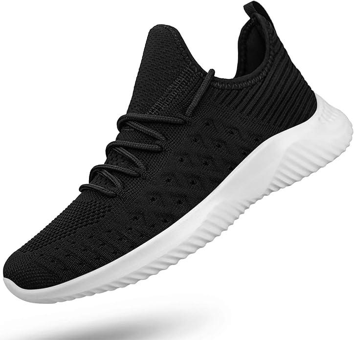 Feethit Womens Slip On Walking Shoes Non Slip Running Shoes Breathable Workout Shoes Lightweight Gym Sneakers, Size 10,5