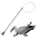 RUYARXNM 54'' Alligator Catcher Pole Extra Heavy Duty Capture Noose Stainless Steel Catching and Releasing Trap for Bulldogs Goats Wolves and Other Wildlife,2023 New Launch