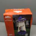 Joiedomi Halloween Inflatable UFO Decoration, 9 FT Tall Giant Halloween Blow Ups UFO Alien Decorations with Built-in LEDs for Outdoor Yard Decor