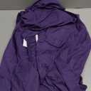 Wrap Around Dust Ruffle Bed Skirt - Purple - for Full Size Beds with 18 Inch Drop - Easy Fit Elastic Strap - Adjustable Pleated Bedskirt w/Brushed Fabric - Wrinkle Free - for Women, Men, Kids & Teens