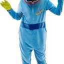 VEULENT Adult Onesie Pajamas Unisex Animal One-Piece Cartoon Costume Cosplay Home wear Sleepwear Partywear For Men Women Size Large