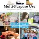 Linkidea Height Max Socks, 1 Inch Increasing Insoles, Invisible Boost Heel Pads for Men & Women 1 Pair (2.5cm, Black)