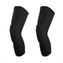 Basketball Knee Pads Knee Sleeves, 2 Pack Honeycomb Anti Collision Knee Pads Leg Compression Sleeves, Gaming Sleeves Wrestling Knee Pads Football Knee Pads Volleyball Knee Pads (Small, Black)